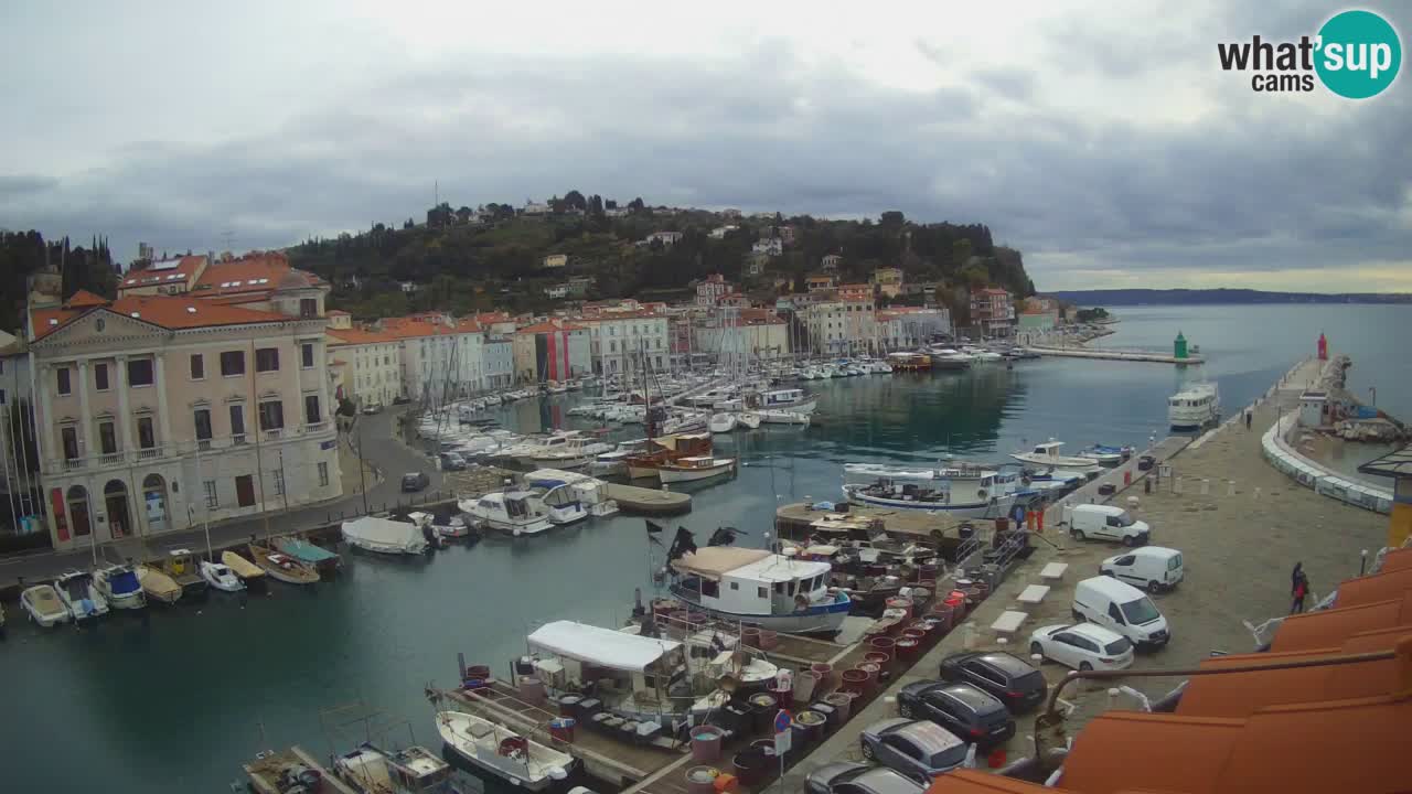Cámara web en vivo desde Piran “Mandrač” – Increíble vista en vivo desde Villa Piranesi
