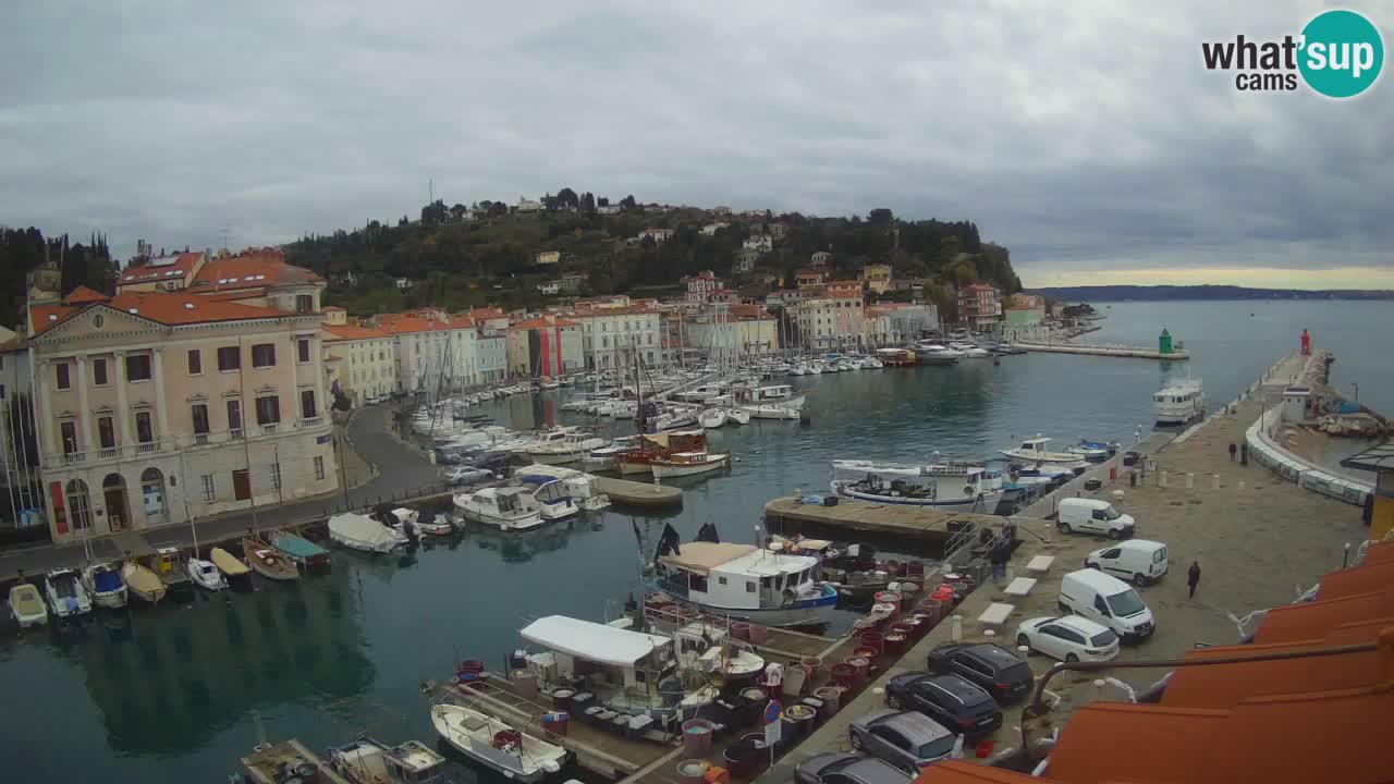 Live-Webcam aus Piran “Mandrač” – Erstaunliche Live-Ansicht von Villa Piranesi