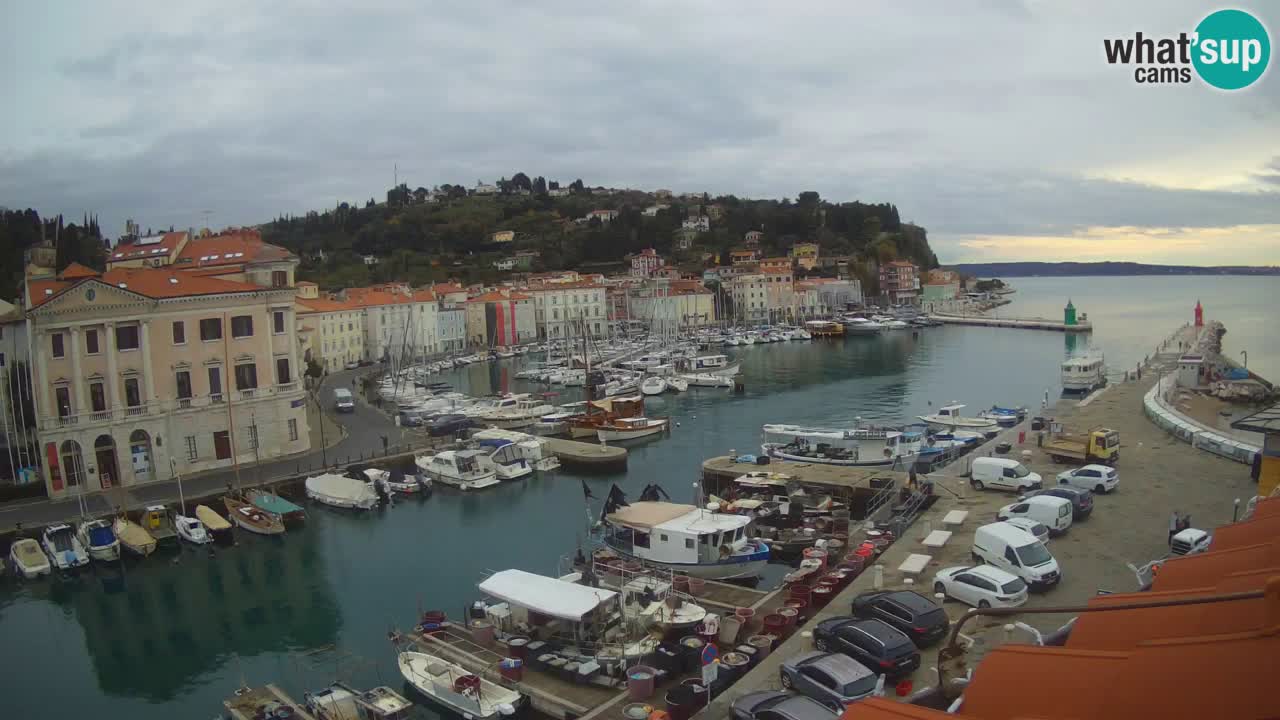 Cámara web en vivo desde Piran “Mandrač” – Increíble vista en vivo desde Villa Piranesi