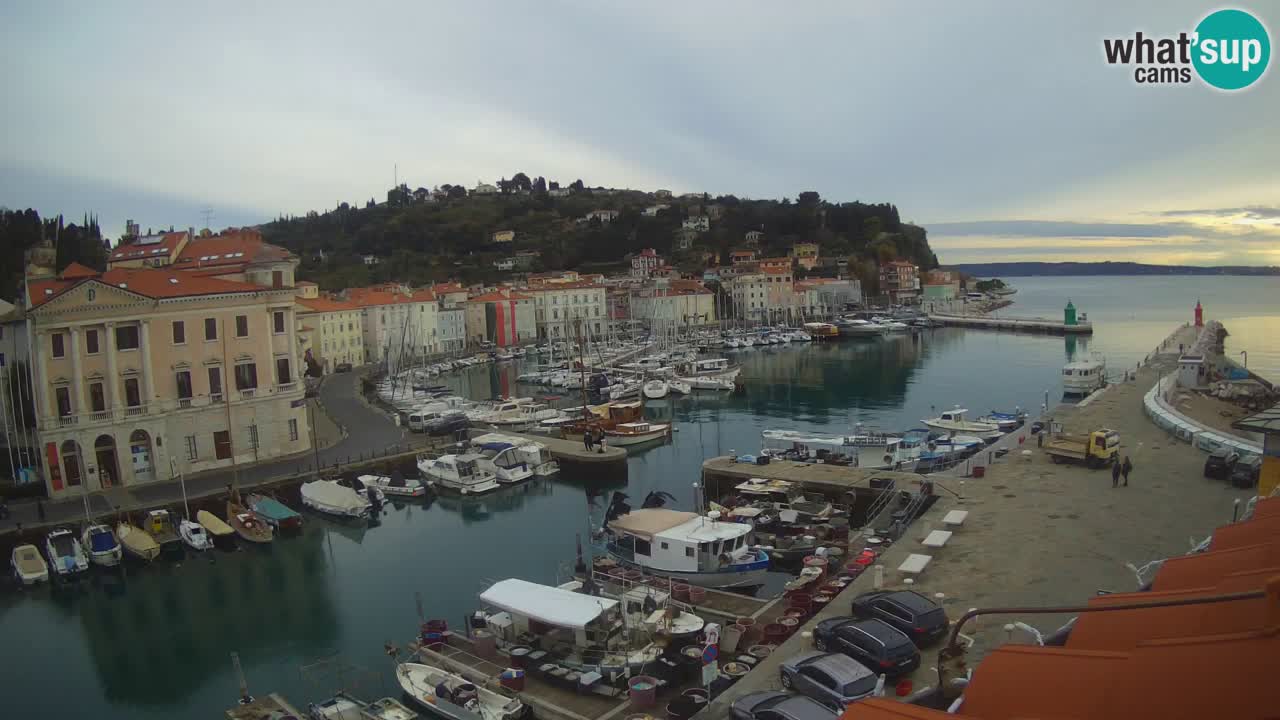 Live webcam from Piran “Mandrač” – Amazing live view from Villa Piranesi