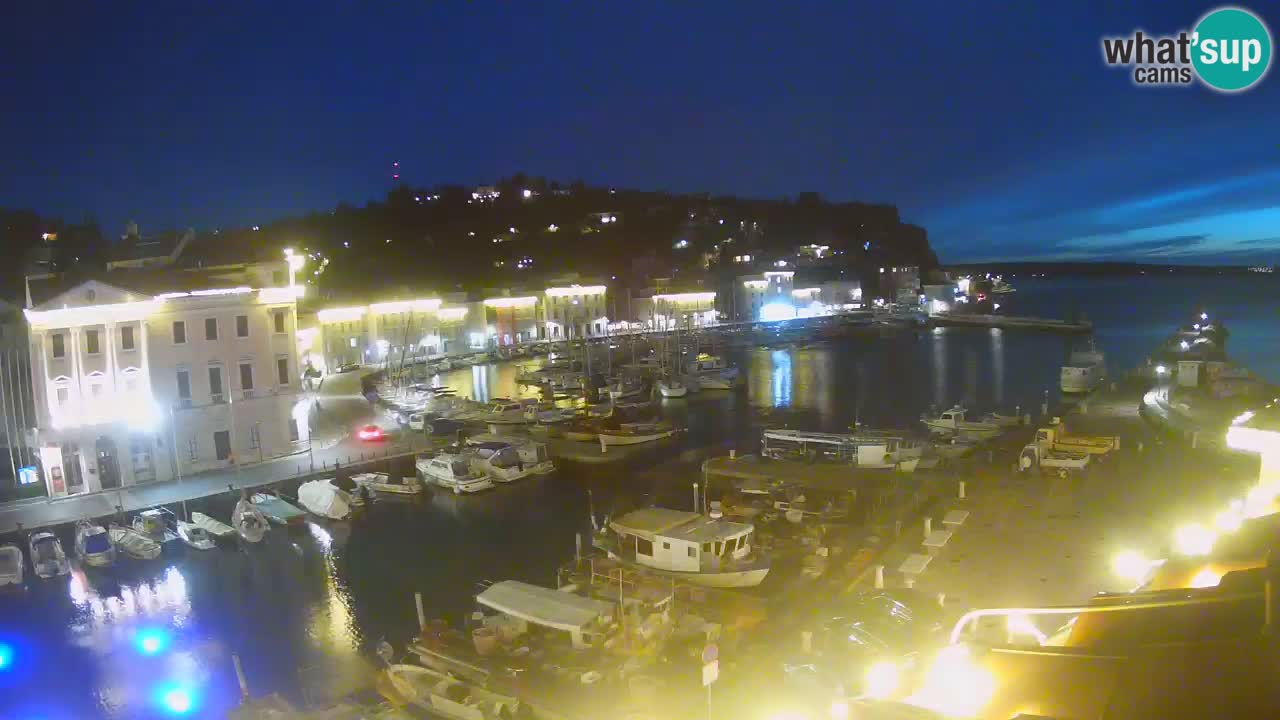 Live webcam da Pirano “Mandrač” – Splendida vista live da Villa Piranesi