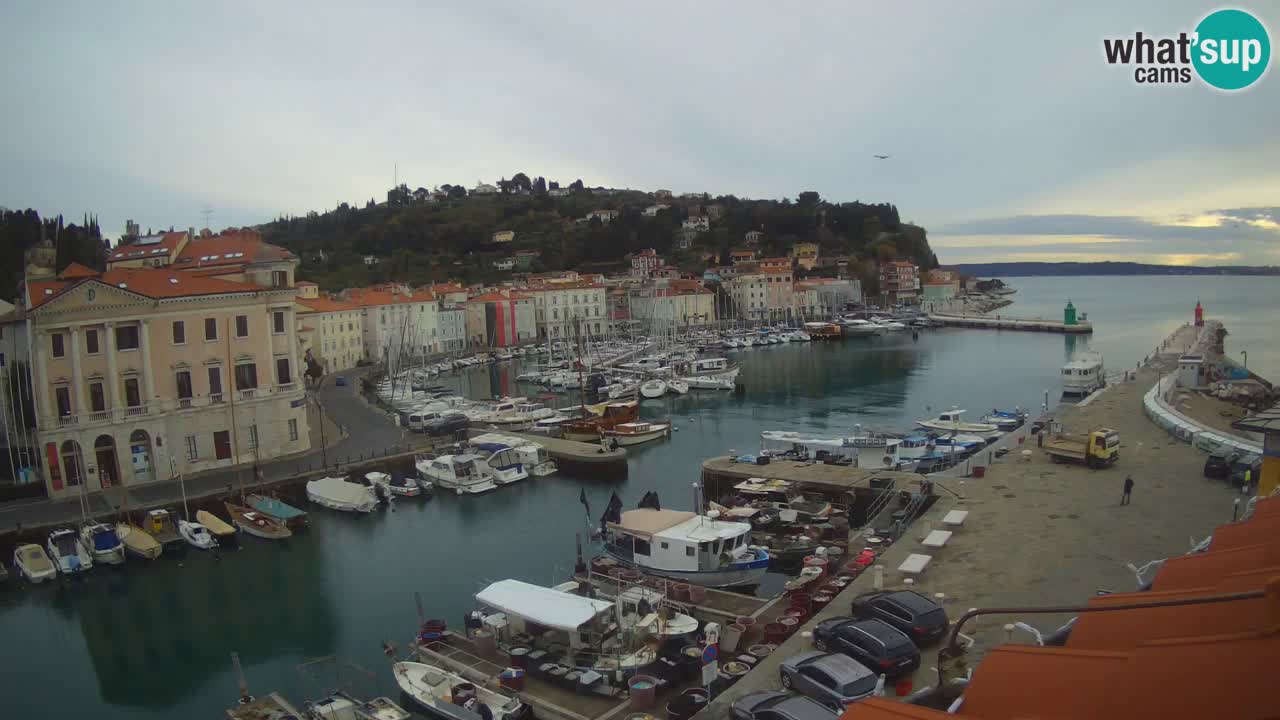 Cámara web en vivo desde Piran “Mandrač” – Increíble vista en vivo desde Villa Piranesi