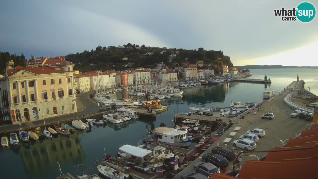 Cámara web en vivo desde Piran “Mandrač” – Increíble vista en vivo desde Villa Piranesi