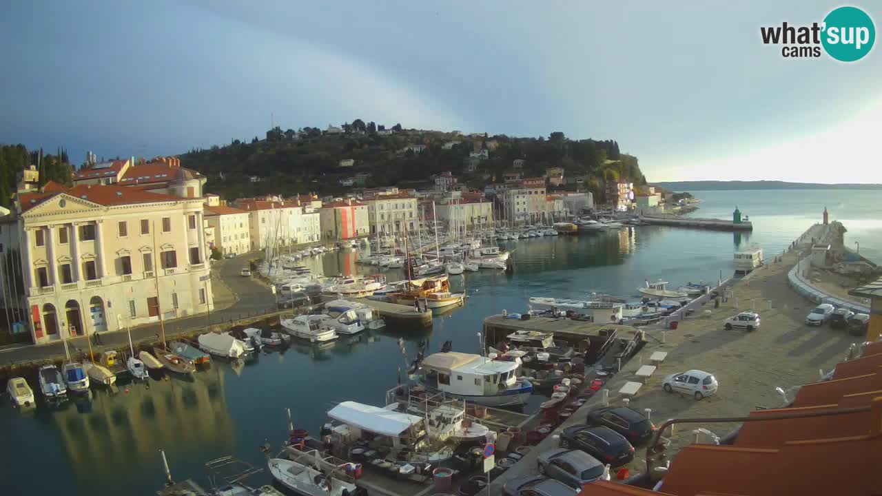 Cámara web en vivo desde Piran “Mandrač” – Increíble vista en vivo desde Villa Piranesi