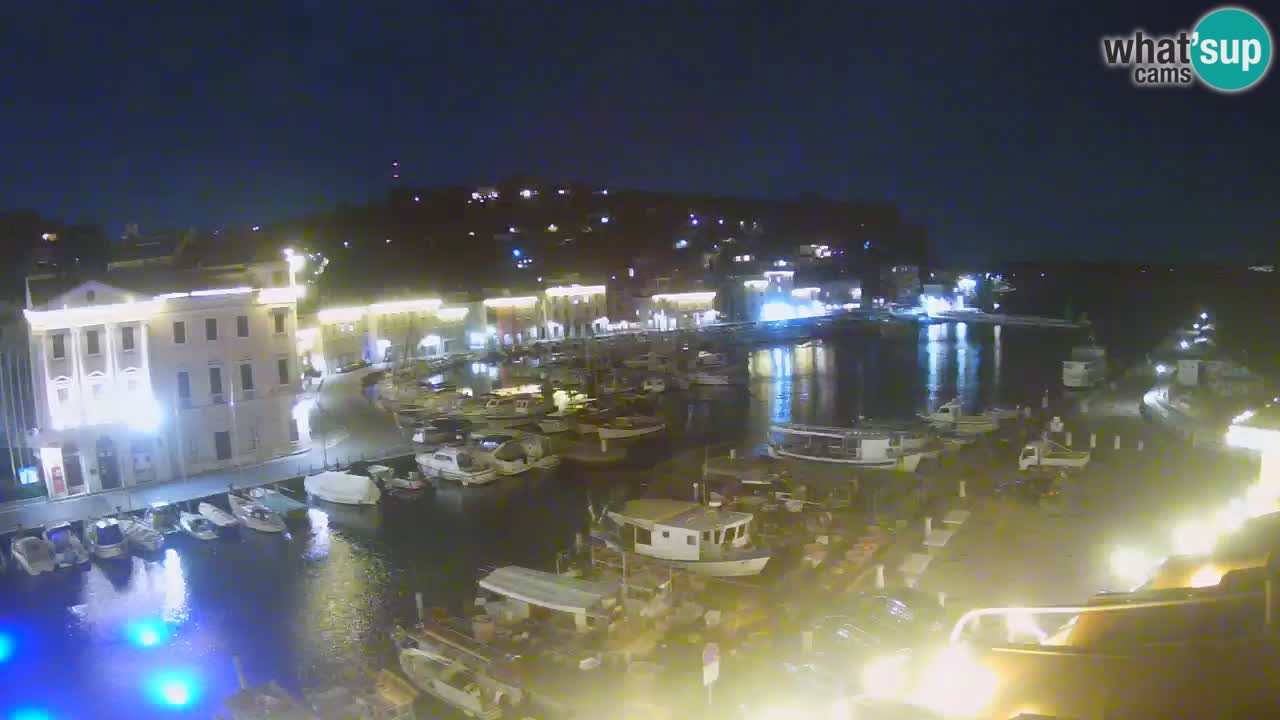Webcam en direct de Piran “Mandrač” – Incroyable vue en direct de la Villa Piranesi