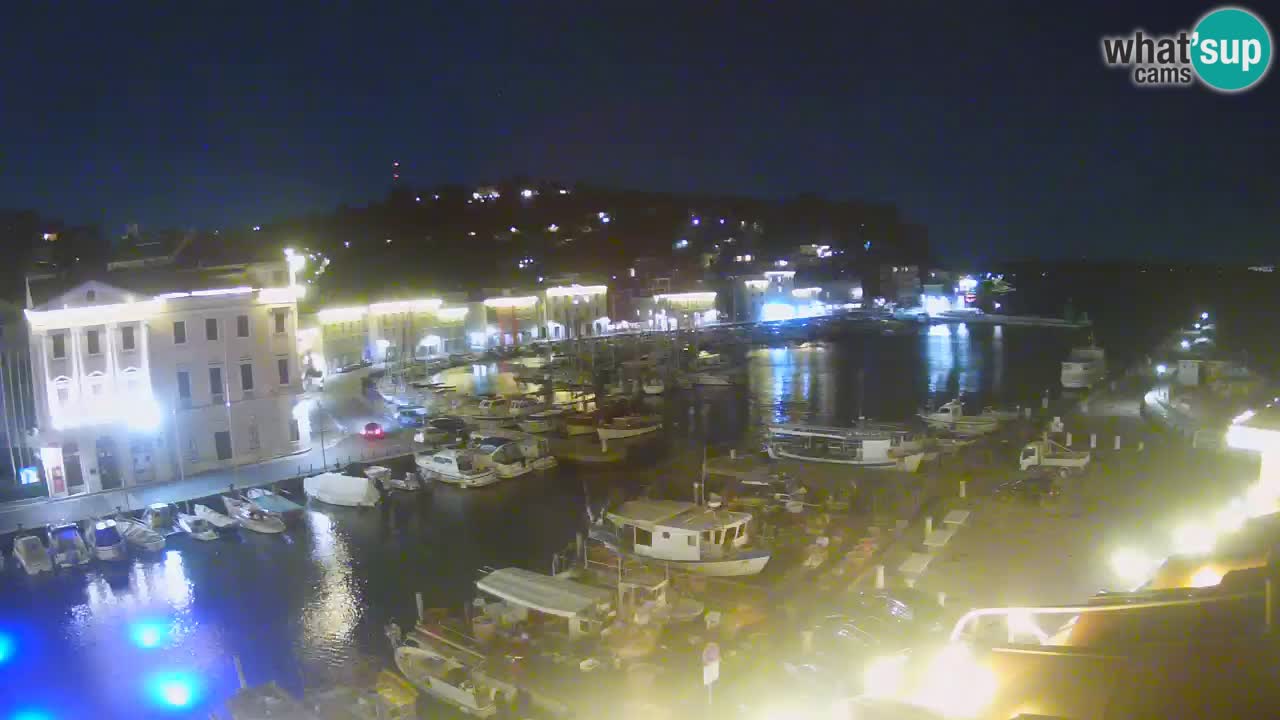 Live webcam da Pirano “Mandrač” – Splendida vista live da Villa Piranesi