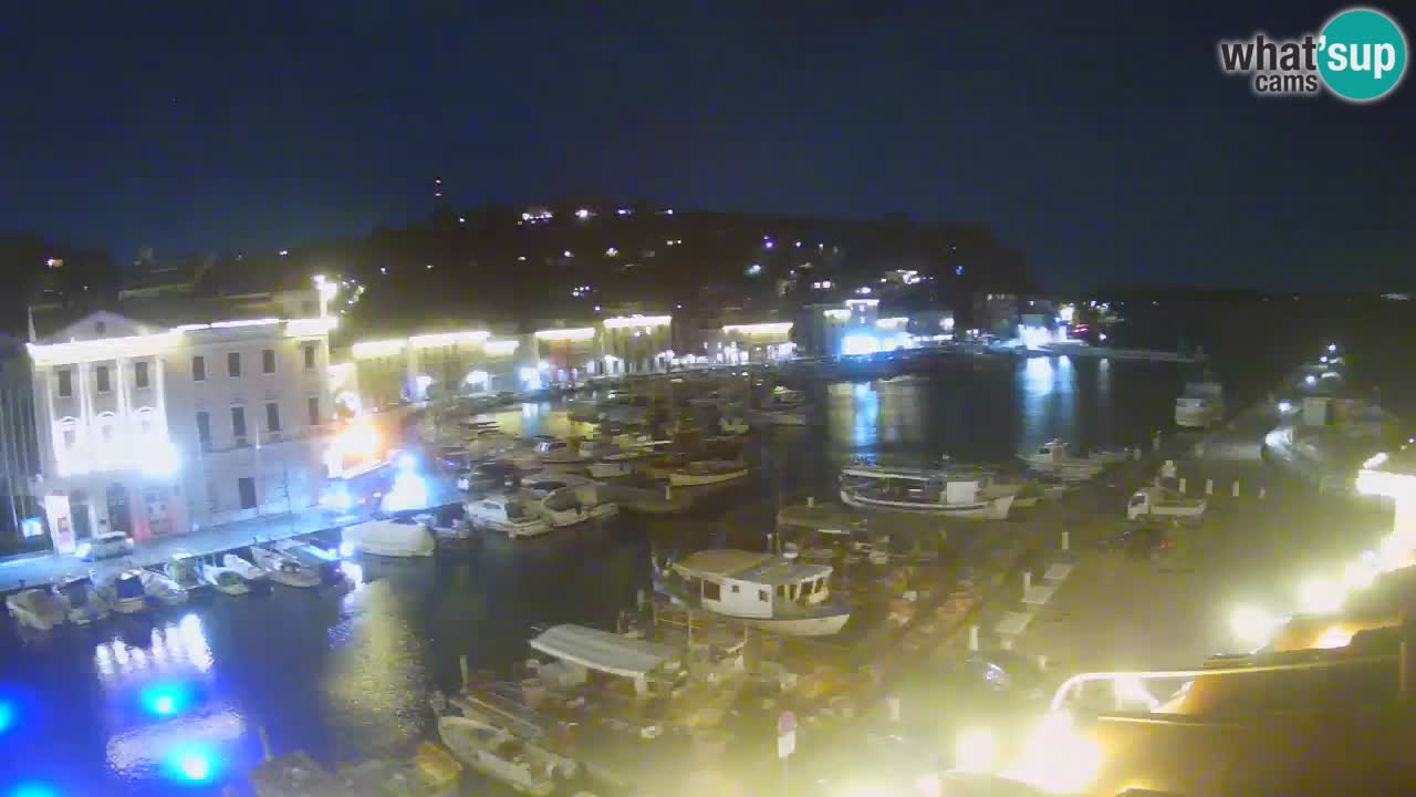 Live webcam da Pirano “Mandrač” – Splendida vista live da Villa Piranesi
