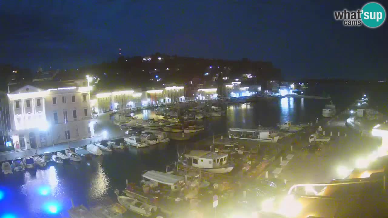 Live webcam da Pirano “Mandrač” – Splendida vista live da Villa Piranesi