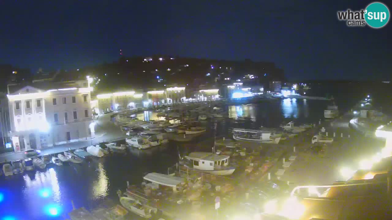 Webcam en direct de Piran “Mandrač” – Incroyable vue en direct de la Villa Piranesi