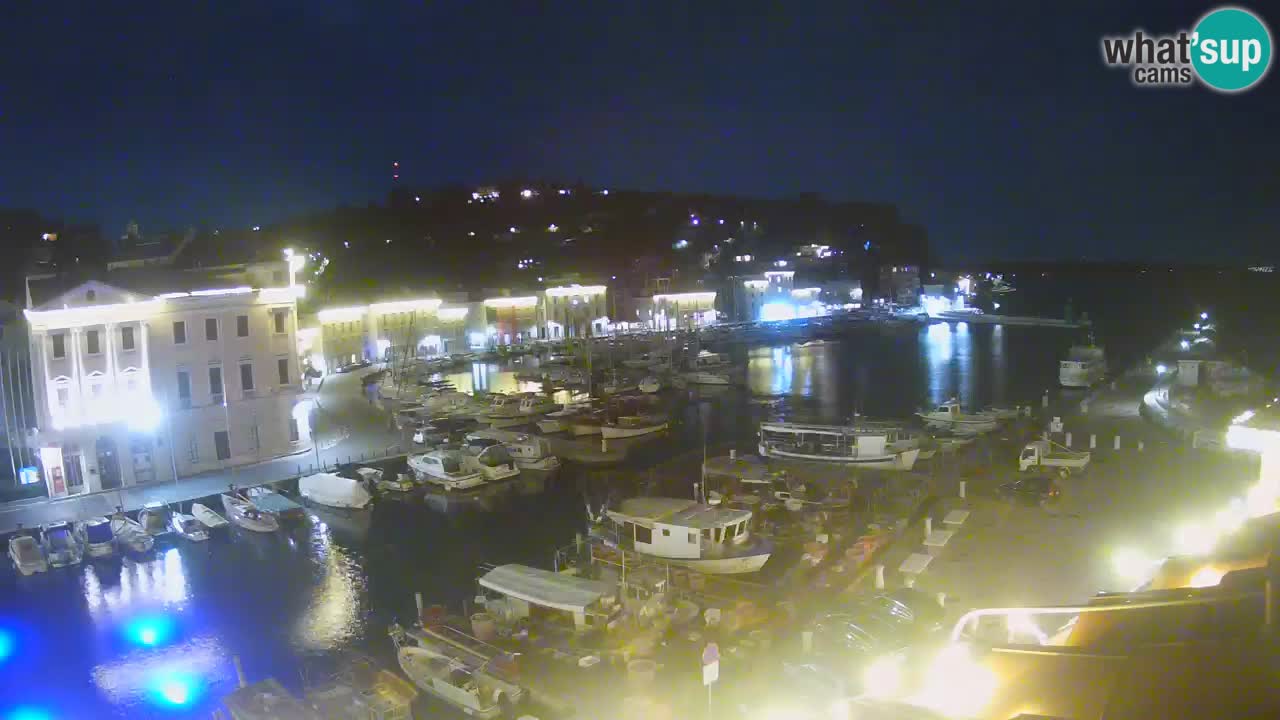 Live webcam da Pirano “Mandrač” – Splendida vista live da Villa Piranesi