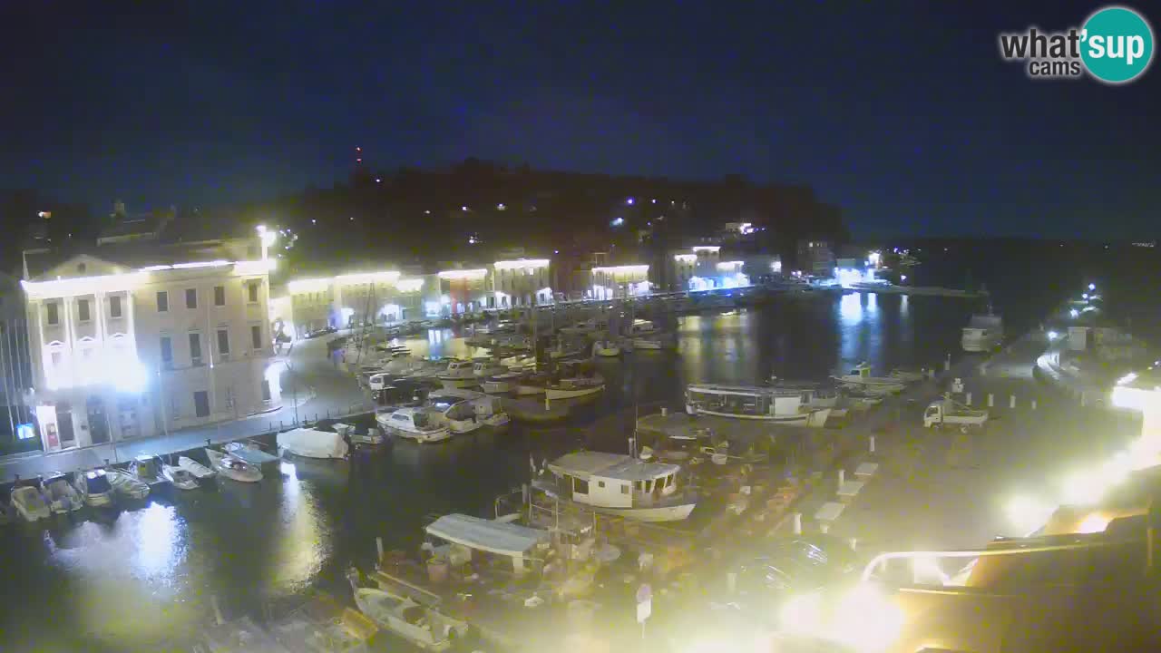 Live webcam da Pirano “Mandrač” – Splendida vista live da Villa Piranesi