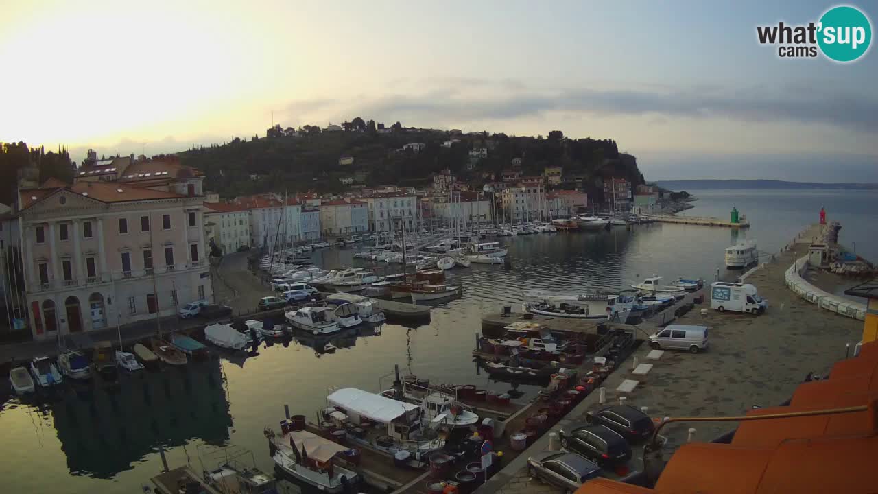 Iz Pirana Spletna kamera v živo “Mandrač” – Neverjeten pogled v živo iz Vile Piranesi