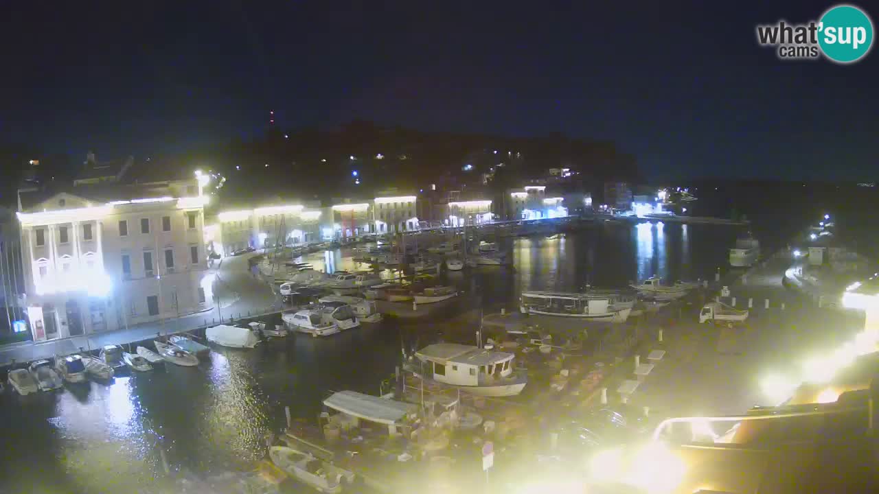 Live webcam da Pirano “Mandrač” – Splendida vista live da Villa Piranesi