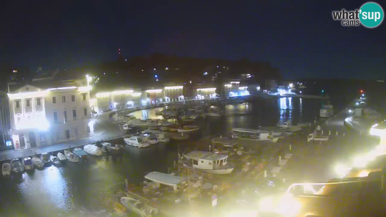 Live webcam da Pirano “Mandrač” – Splendida vista live da Villa Piranesi