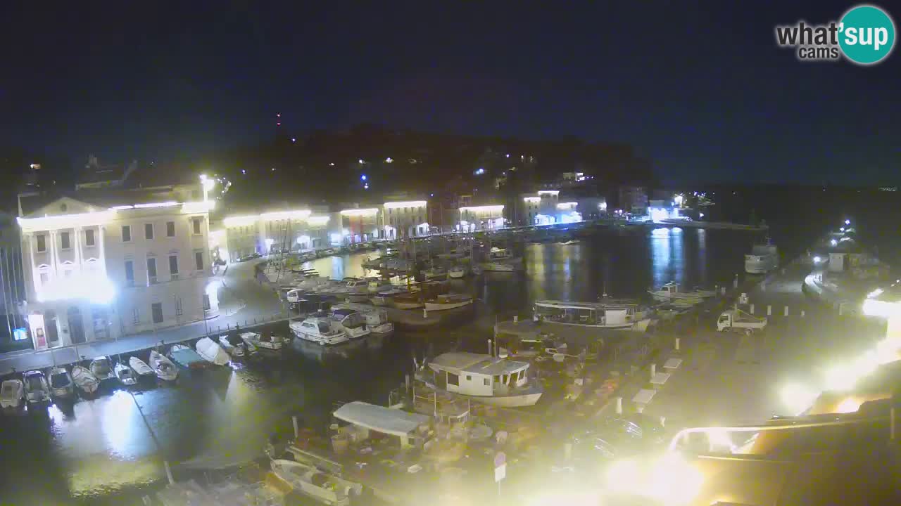 Live webcam da Pirano “Mandrač” – Splendida vista live da Villa Piranesi
