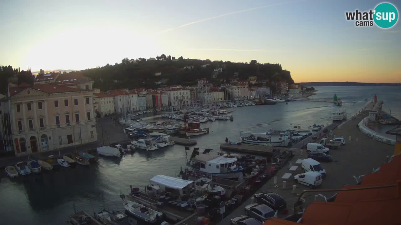 Cámara web en vivo desde Piran “Mandrač” – Increíble vista en vivo desde Villa Piranesi
