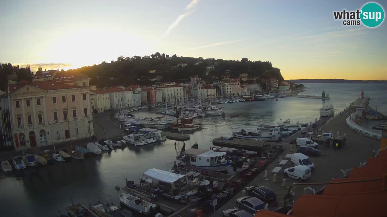 Cámara web en vivo desde Piran “Mandrač” – Increíble vista en vivo desde Villa Piranesi