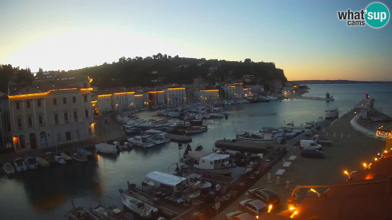 Live webcam from Piran “Mandrač” – Amazing live view from Villa Piranesi