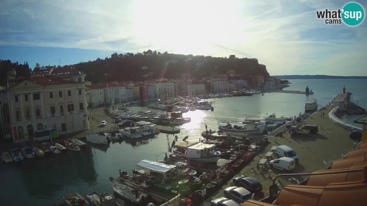 Live webcam from Piran “Mandrač” – Amazing live view from Villa Piranesi