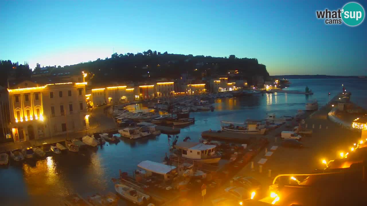 Cámara web en vivo desde Piran “Mandrač” – Increíble vista en vivo desde Villa Piranesi