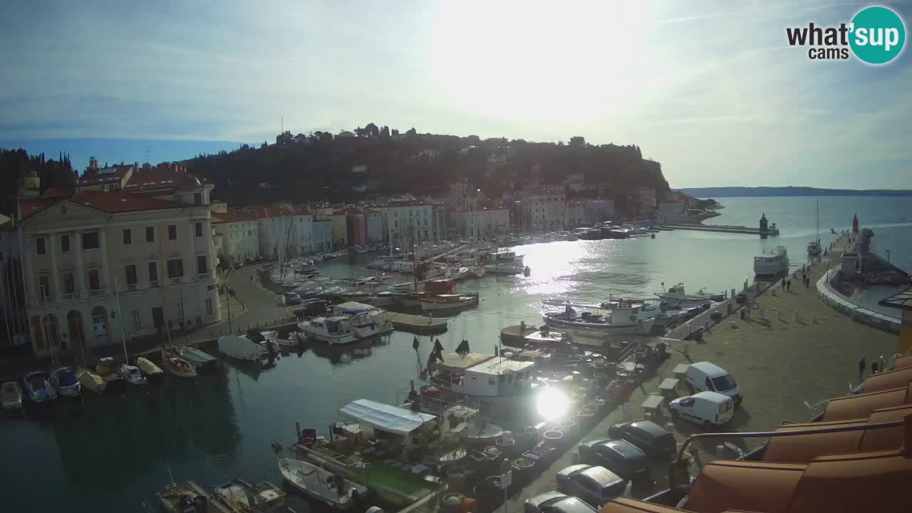 Cámara web en vivo desde Piran “Mandrač” – Increíble vista en vivo desde Villa Piranesi