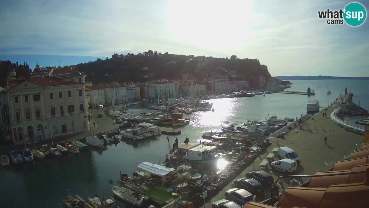 Cámara web en vivo desde Piran “Mandrač” – Increíble vista en vivo desde Villa Piranesi