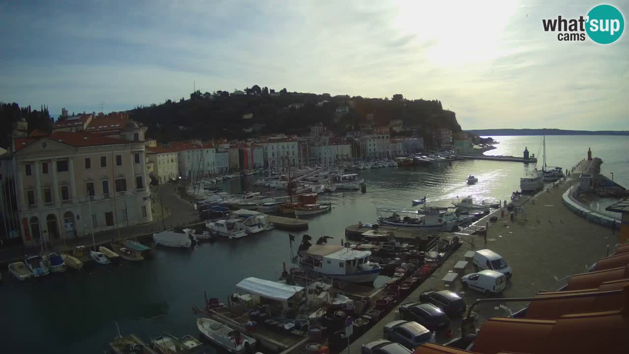 Cámara web en vivo desde Piran “Mandrač” – Increíble vista en vivo desde Villa Piranesi