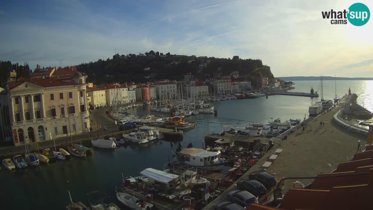Cámara web en vivo desde Piran “Mandrač” – Increíble vista en vivo desde Villa Piranesi