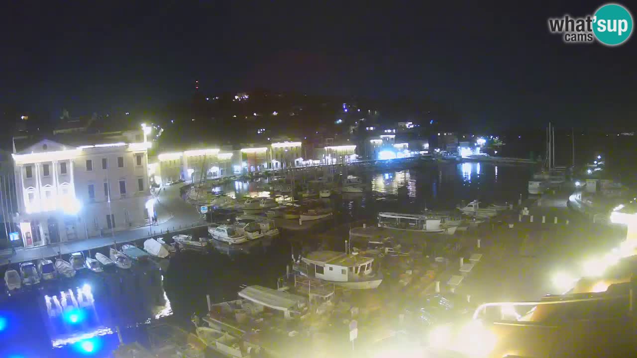 Live webcam da Pirano “Mandrač” – Splendida vista live da Villa Piranesi