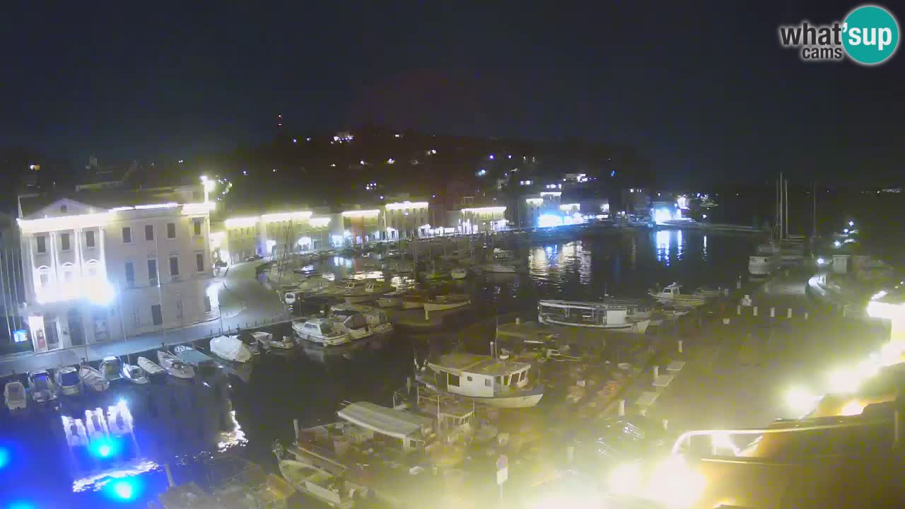 Live webcam da Pirano “Mandrač” – Splendida vista live da Villa Piranesi