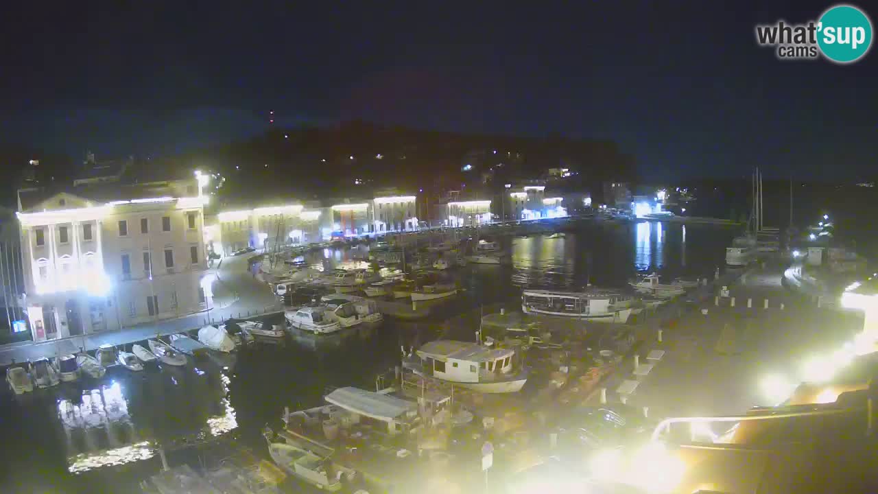 Webcam en direct de Piran “Mandrač” – Incroyable vue en direct de la Villa Piranesi