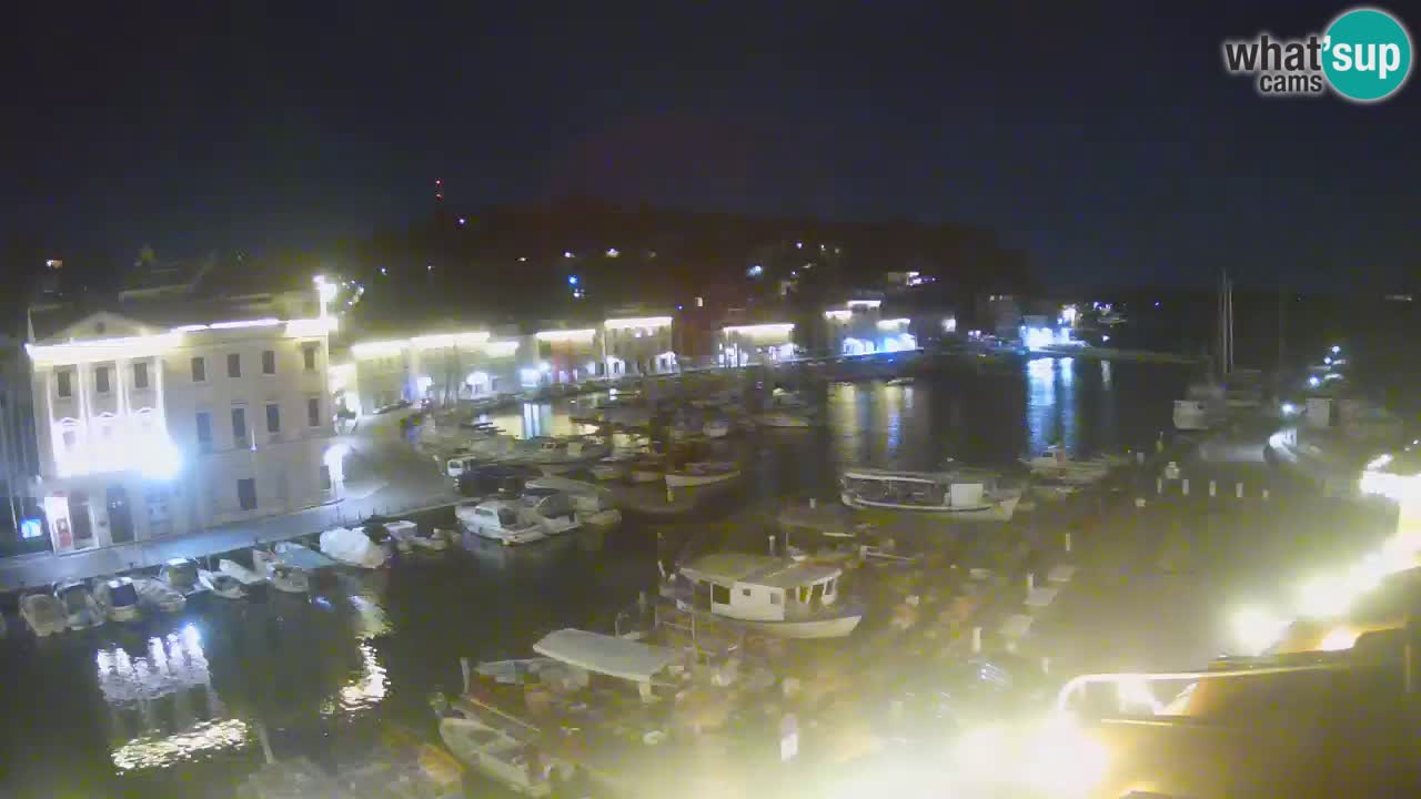 Live webcam da Pirano “Mandrač” – Splendida vista live da Villa Piranesi