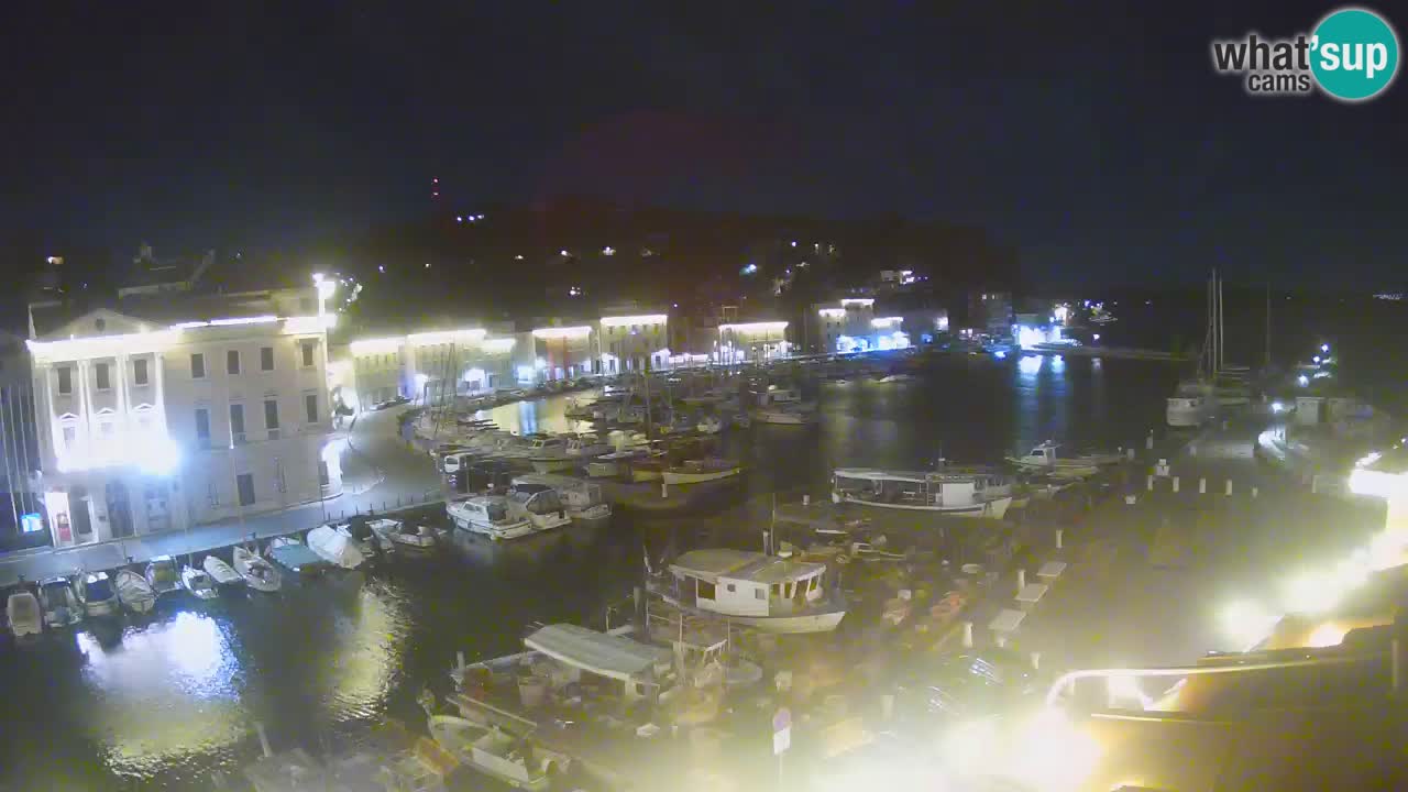 Live webcam da Pirano “Mandrač” – Splendida vista live da Villa Piranesi