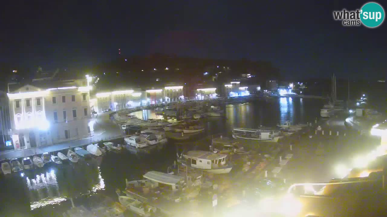 Live webcam da Pirano “Mandrač” – Splendida vista live da Villa Piranesi