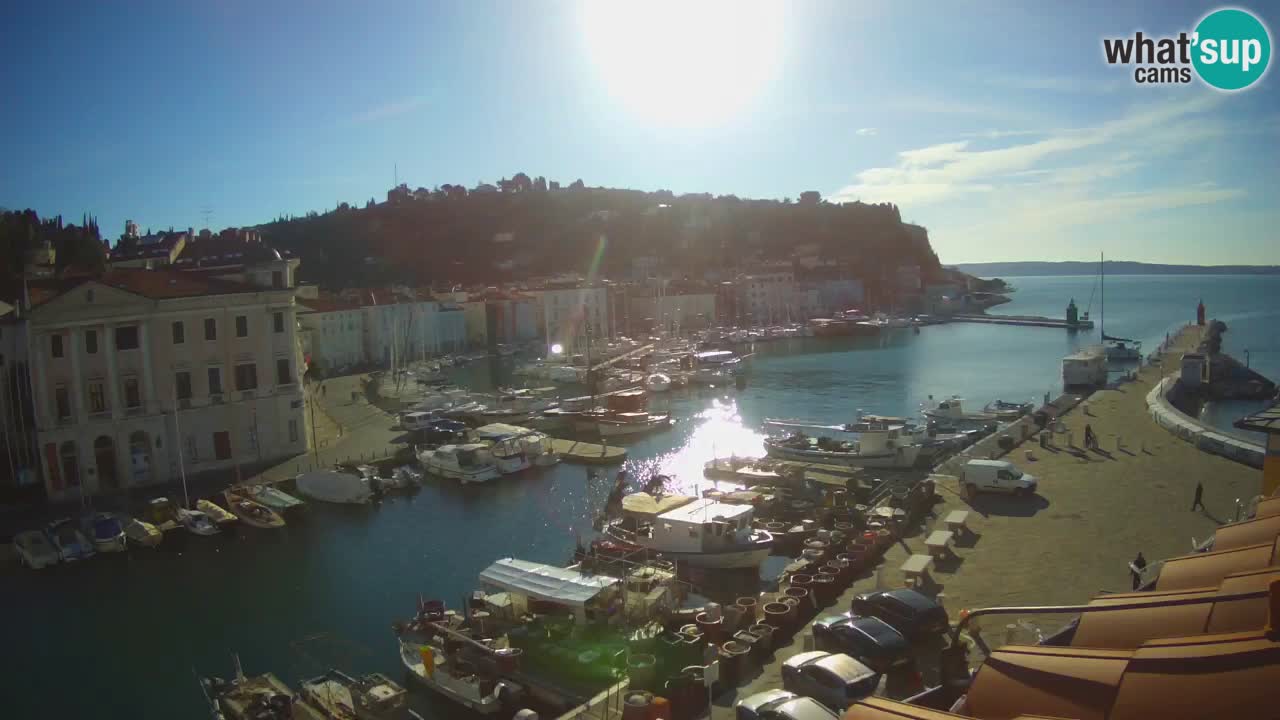 Cámara web en vivo desde Piran “Mandrač” – Increíble vista en vivo desde Villa Piranesi