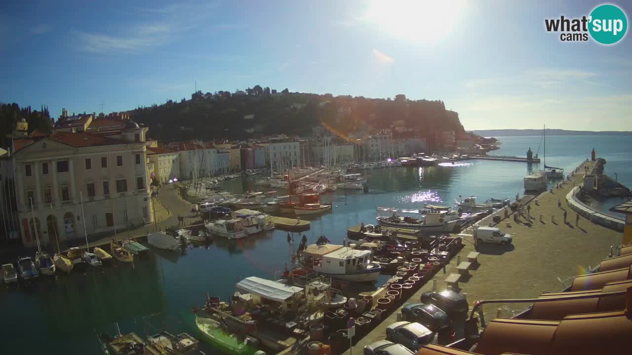 Cámara web en vivo desde Piran “Mandrač” – Increíble vista en vivo desde Villa Piranesi