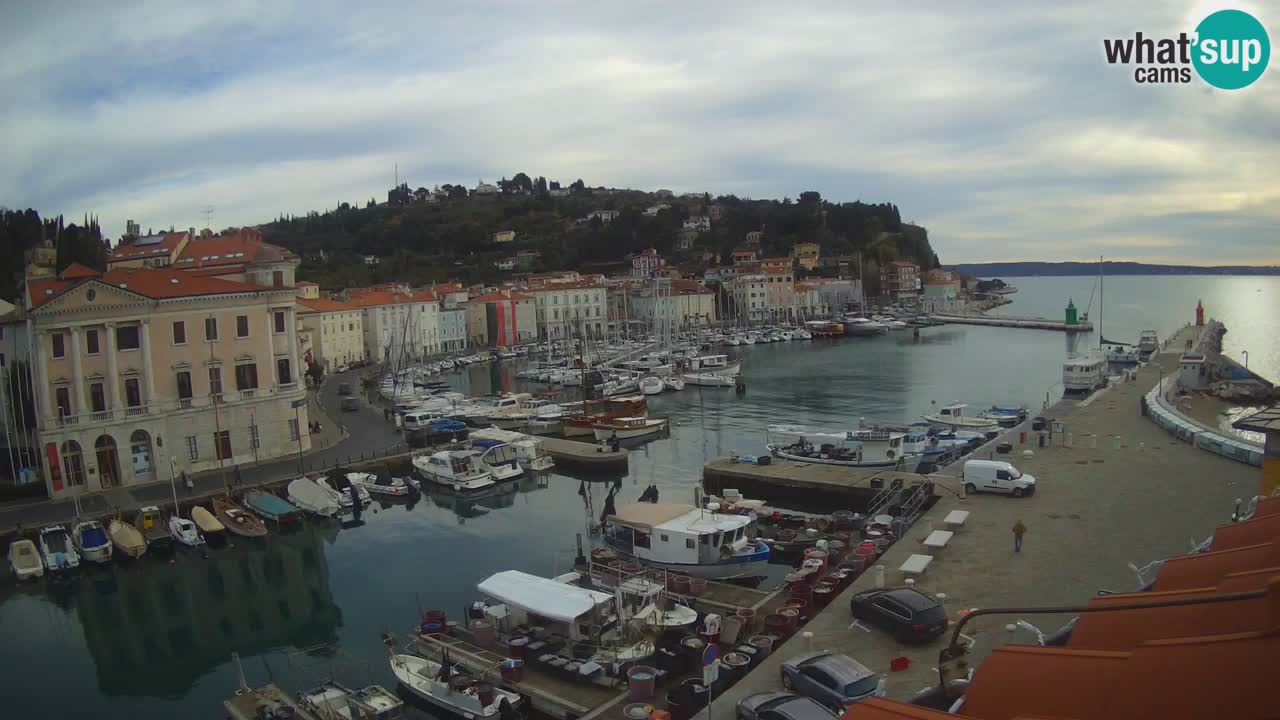 Cámara web en vivo desde Piran “Mandrač” – Increíble vista en vivo desde Villa Piranesi