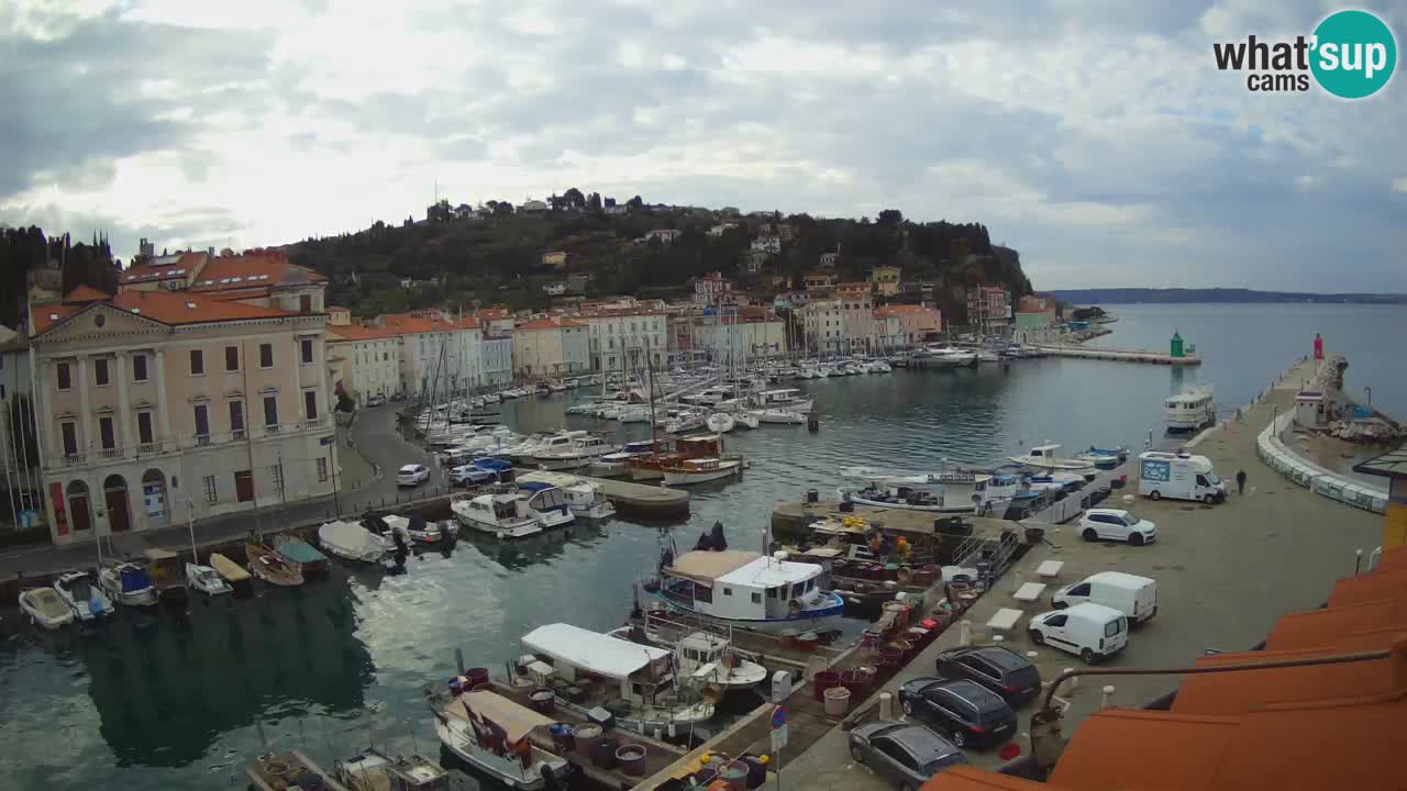 Live webcam from Piran “Mandrač” – Amazing live view from Villa Piranesi