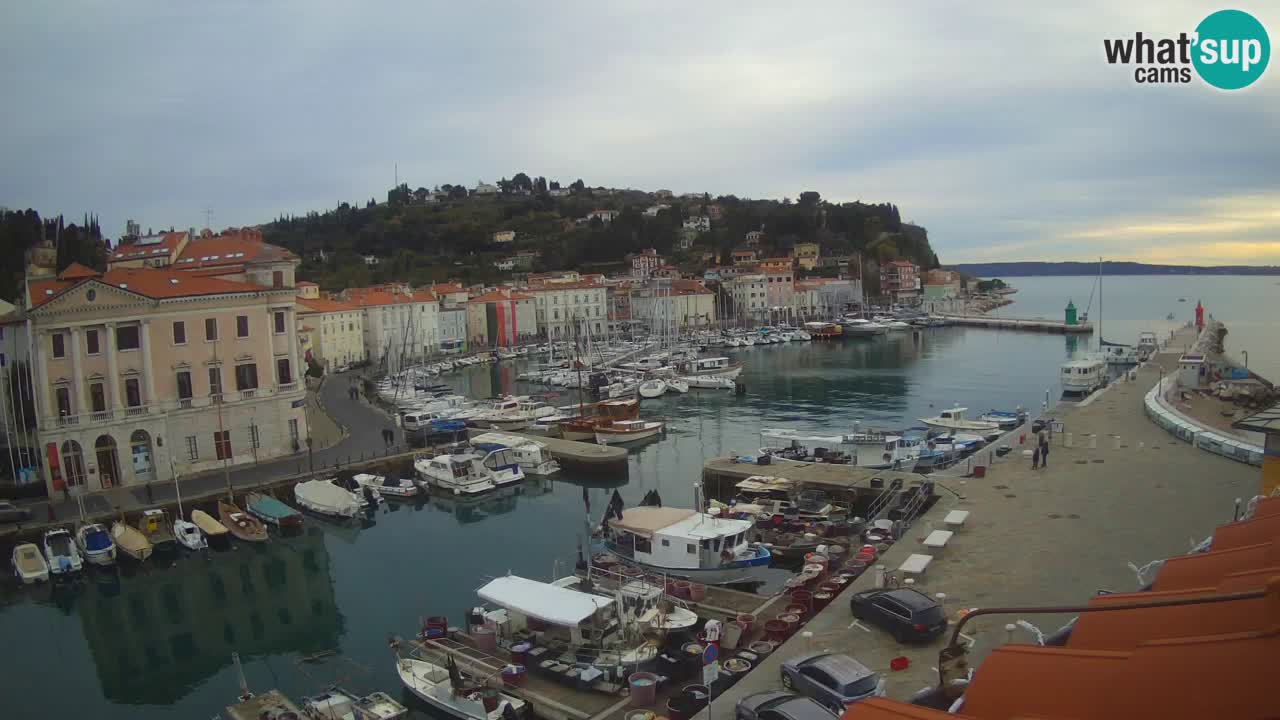 Cámara web en vivo desde Piran “Mandrač” – Increíble vista en vivo desde Villa Piranesi