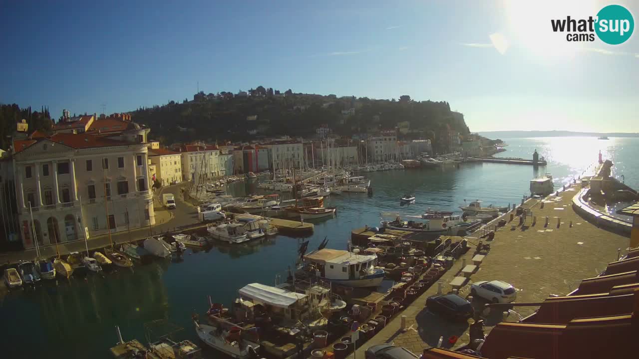Cámara web en vivo desde Piran “Mandrač” – Increíble vista en vivo desde Villa Piranesi
