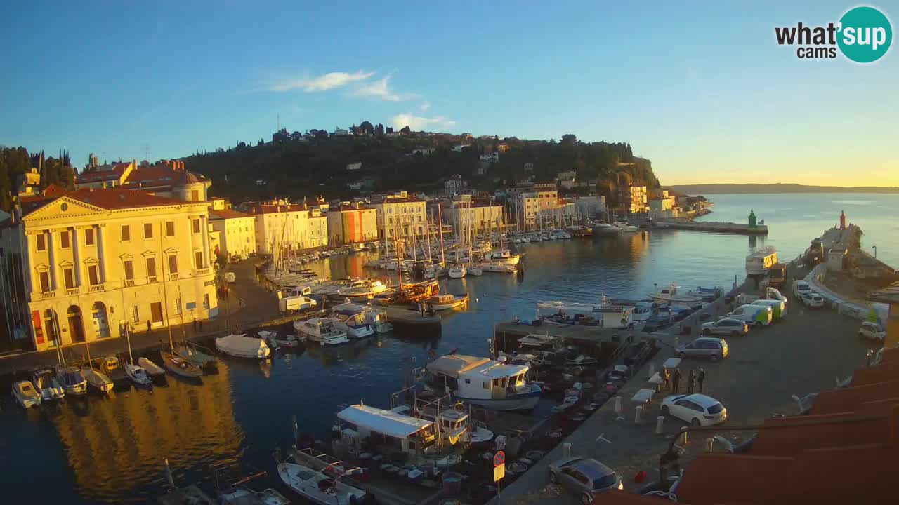 Cámara web en vivo desde Piran “Mandrač” – Increíble vista en vivo desde Villa Piranesi