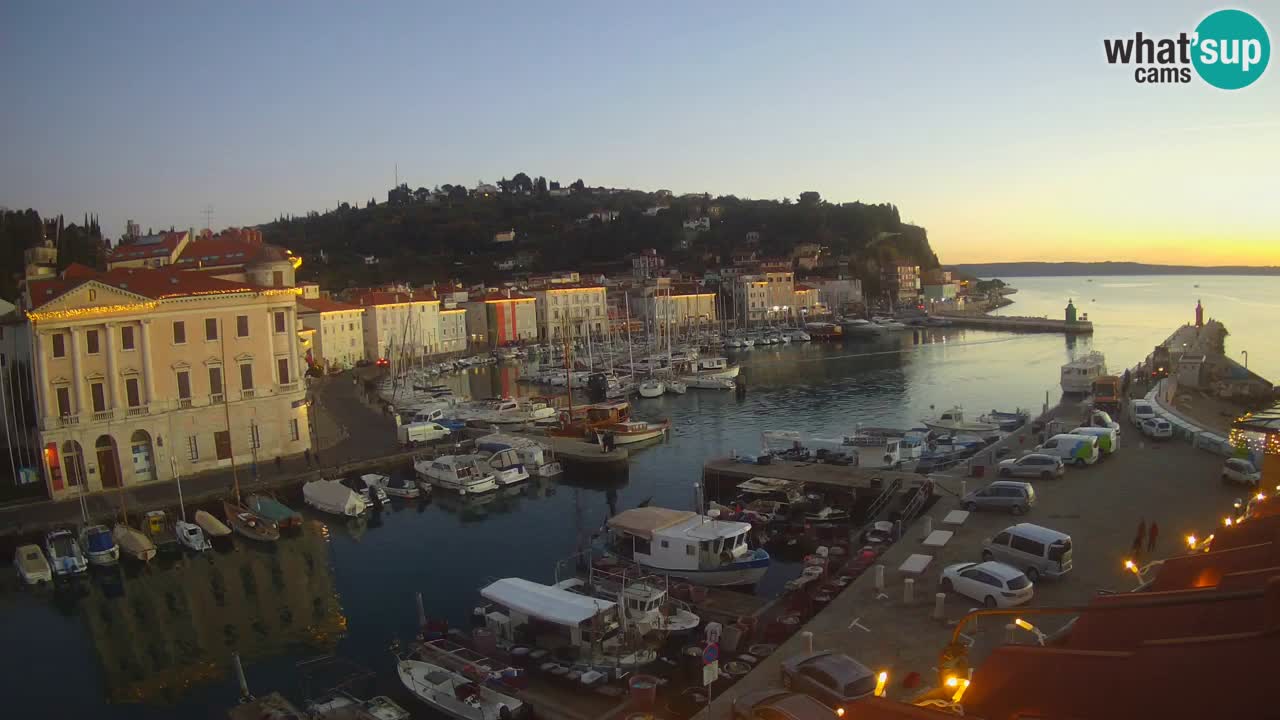 Web kamera uživo iz Pirana “Mandrač” – Nevjerojatan pogled uživo iz Ville Piranesi