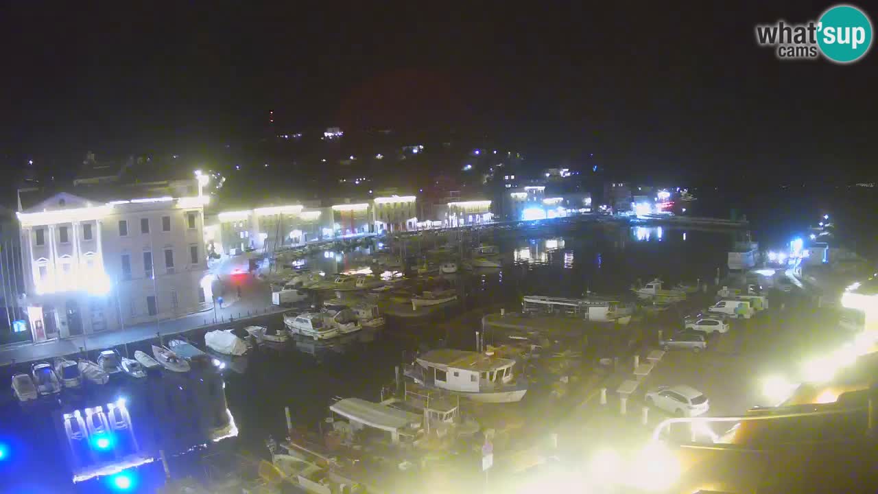 Live webcam da Pirano “Mandrač” – Splendida vista live da Villa Piranesi