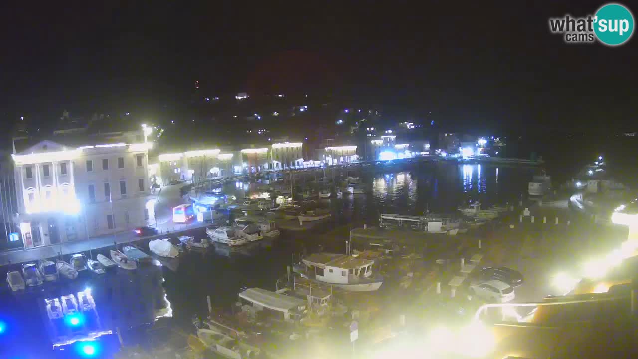 Live webcam da Pirano “Mandrač” – Splendida vista live da Villa Piranesi