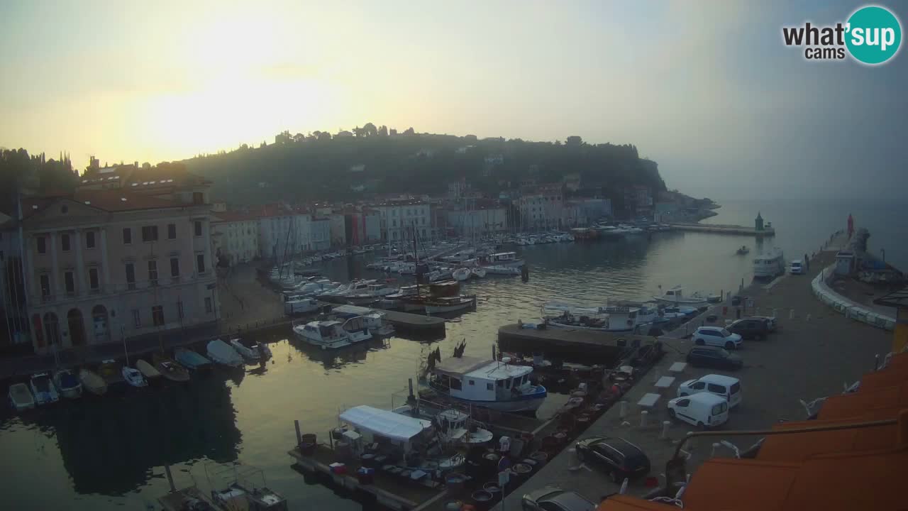 Cámara web en vivo desde Piran “Mandrač” – Increíble vista en vivo desde Villa Piranesi