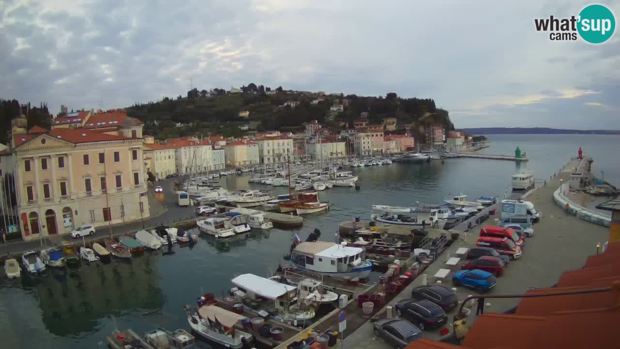 Cámara web en vivo desde Piran “Mandrač” – Increíble vista en vivo desde Villa Piranesi