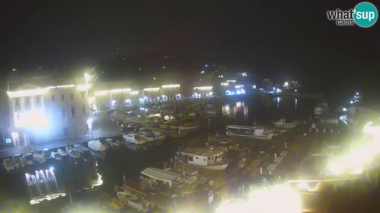 Webcam en direct de Piran “Mandrač” – Incroyable vue en direct de la Villa Piranesi
