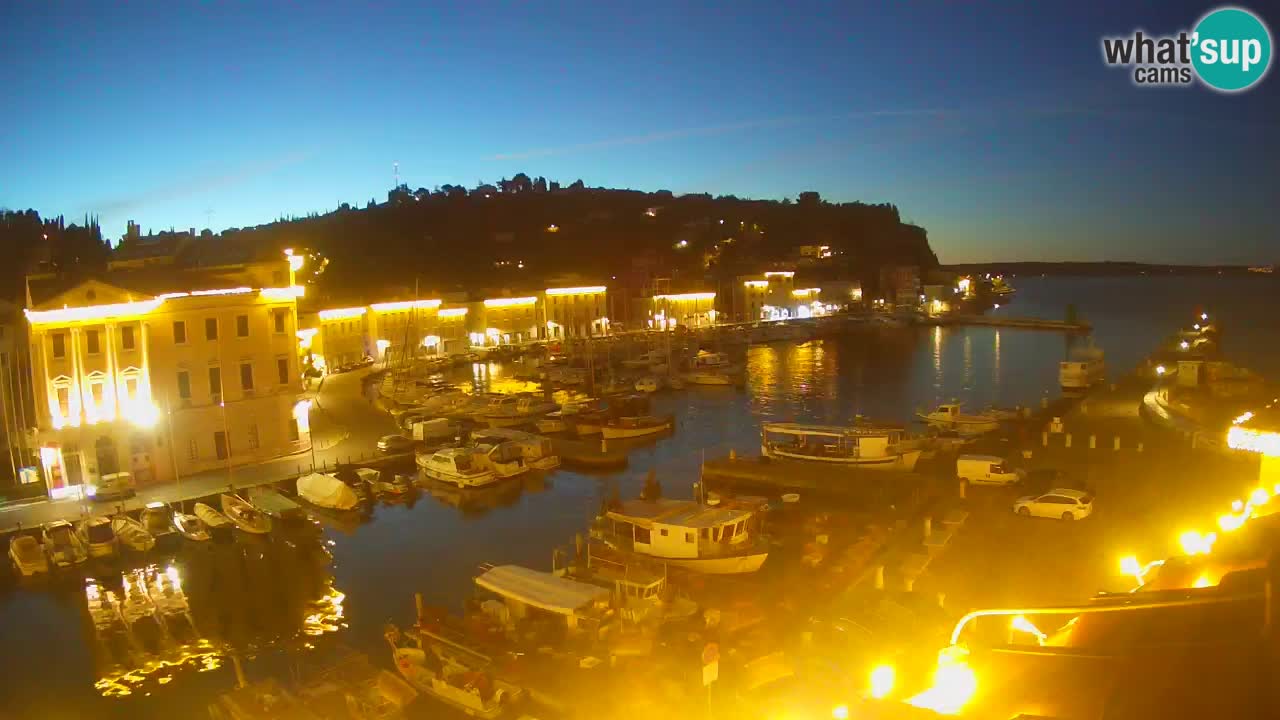 Live-Webcam aus Piran “Mandrač” – Erstaunliche Live-Ansicht von Villa Piranesi