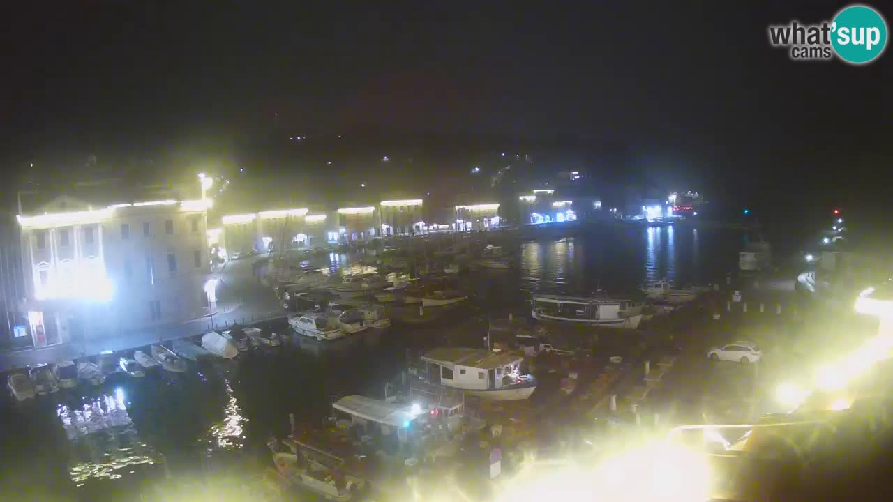 Live webcam from Piran “Mandrač” – Amazing live view from Villa Piranesi