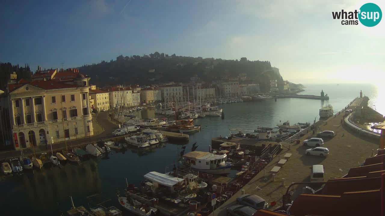 Cámara web en vivo desde Piran “Mandrač” – Increíble vista en vivo desde Villa Piranesi